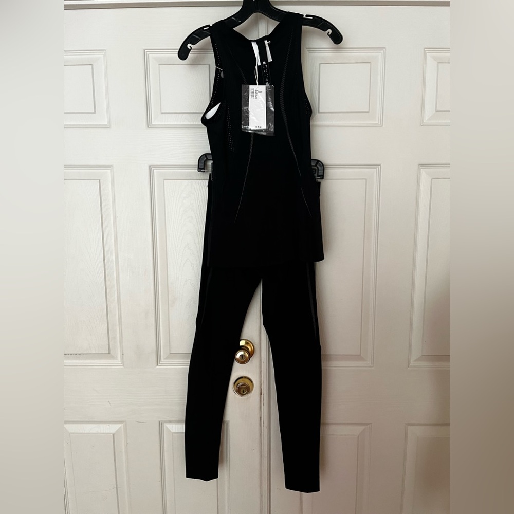 Reebok X Victoria Beckham VB statement tights & tank set M